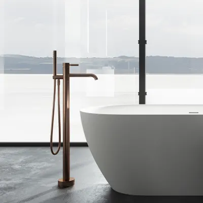 Pulcher Nomo 170 - Slim-Design Badekar 170x80, Massiv Mathvid SolidTec®