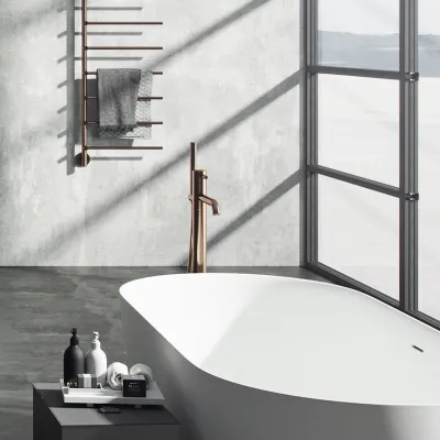 Pulcher Nomo 170 - Slim-Design Badekar 170x80, Massiv Mathvid SolidTec®