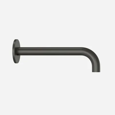 Semplice SSP2222 - udløbstud Ø22 mm længde 22 cm Roset Ø65 mm, PVD Matt Gun Metal