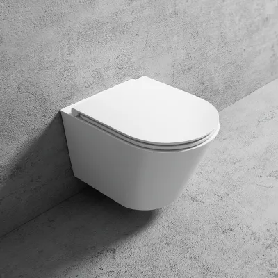 Urban Chic UC18 - 52 cm Hængetoilet, Rimless + EasyClean, Mathvid
