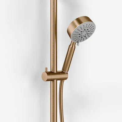 ArkiLife AVAO AABT900 - Termostatsæt Ø30 Wellness Rain, PVD Børstet Kobber