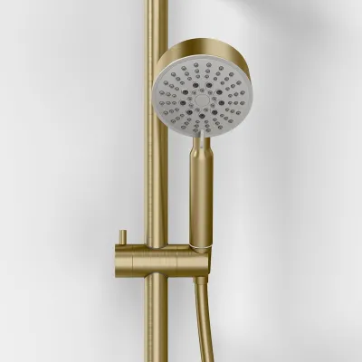 ArkiLife AVAO AABT900 - Termostatsæt Ø30 Wellness Rain, PVD Børstet Messing