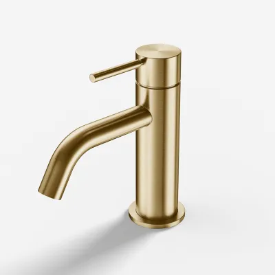 Semplice SHV501 - Håndvaskarmatur S-size, PVD Børstet Messing