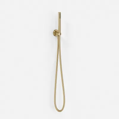 Semplice/Fly Classic SSH220 - Håndbrusersæt, PVD Børstet Messing