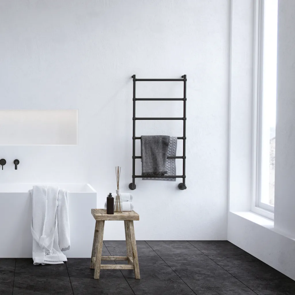 Vetro DeLuxe 442/6 - Vandbåren Håndklædetørrer, Matsort