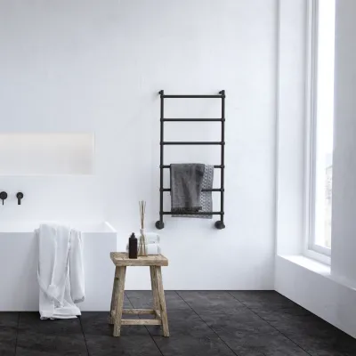 Vetro DeLuxe 442/6 - Vandbåren Håndklædetørrer, Matsort