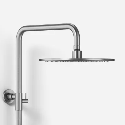 ArkiLife AVAO AABT900 S02 - Termostatsæt Ø30 Wellness Rain, Børstet Rustfrit Stål