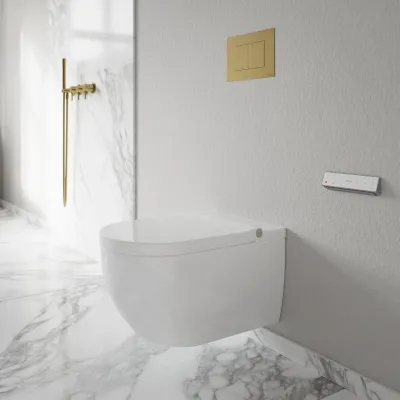 Aqualux PAX2-R Duschtoilet - LuxDusch bidétfunktion & soft-close sæde