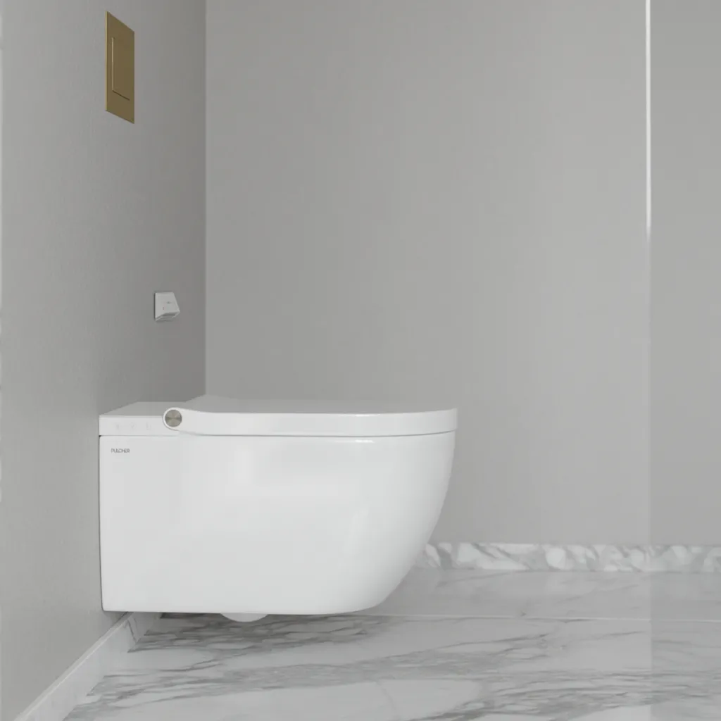 Aqualux PAX2-R Duschtoilet - LuxDusch bidétfunktion & soft-close sæde