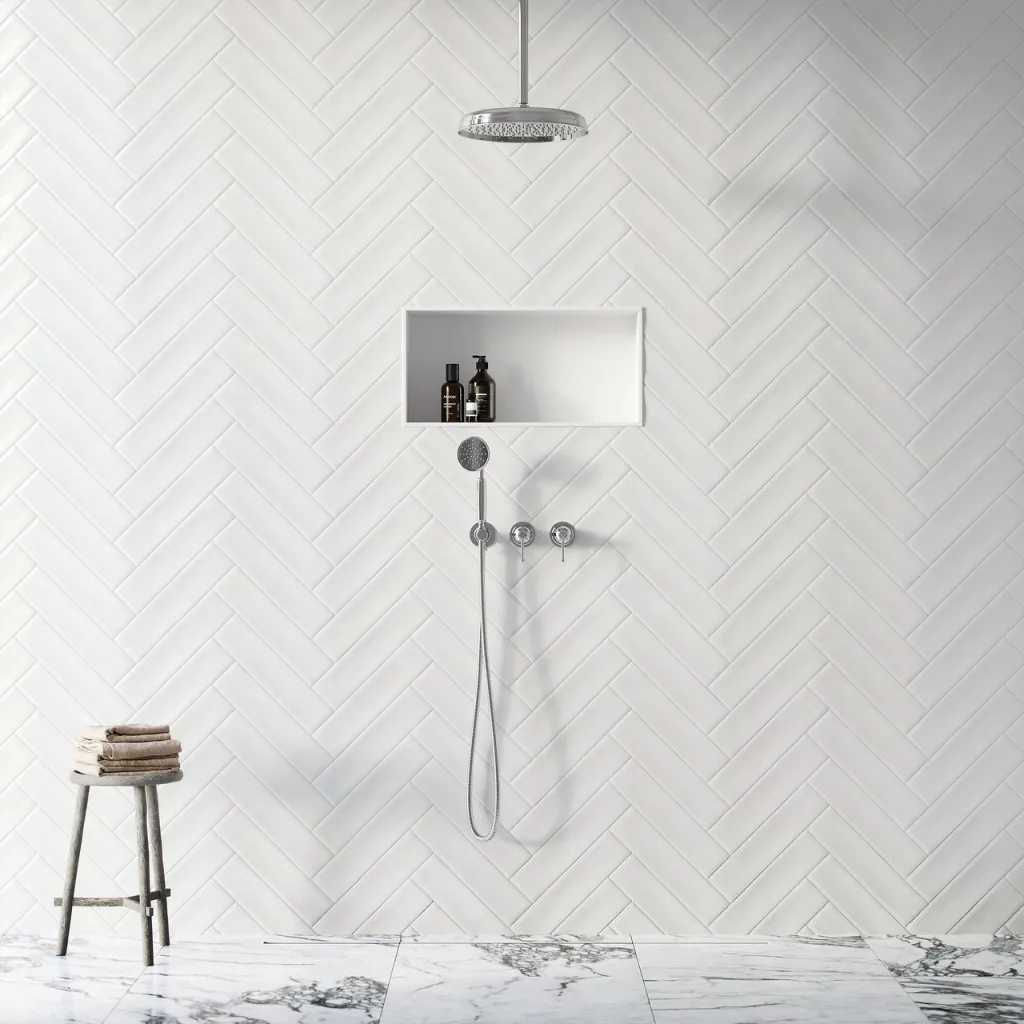 Hassel&Teudt HBR801 S04 - Brusesæt Ø31cm, Loft, Krom