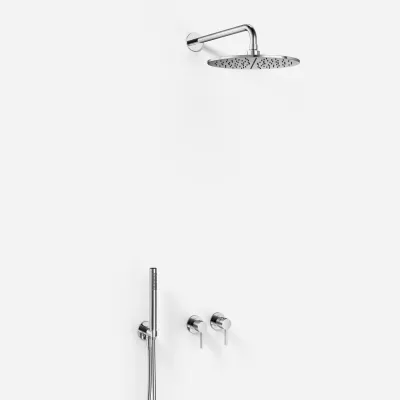 ArkiLife AVAO AA801 S02 - Ø30 cm. WellnessRain m/EasyClean, Stick, Krom