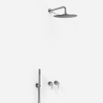ArkiLife AVAO AA801 S02 - Ø30 Wellness Rain m/EasyClean, Stick, Børstet Rustfrit Stål