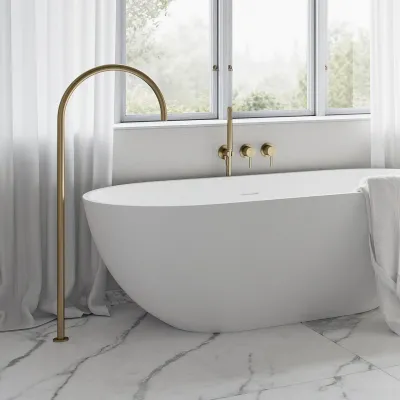 Semplice SBR801 S12 - Kar/brus, PVD Børstet Messing