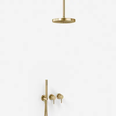 Semplice SBR801 S03 - Brusesæt, Ø24 cm, Loft, PVD Børstet Messing