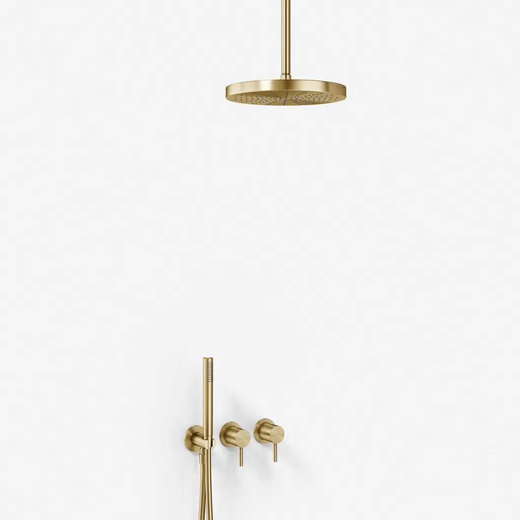 Semplice SBR801 S04 - Brusesæt, Ø28 cm, Loft, PVD Børstet Messing