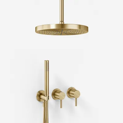Semplice SBR801 S04 - Brusesæt, Ø28 cm, Loft, PVD Børstet Messing