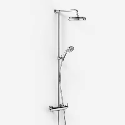 Hassel&Teudt HRL10 S01 - SmartTerm stang-brusesæt m/Ø21 cm. Rain DeLuxe m/EasyClean, Krom