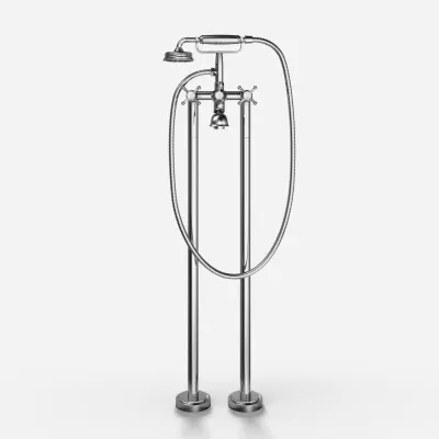 Hassel&Teudt HBK702 - Karbatteri fritstående, Krom