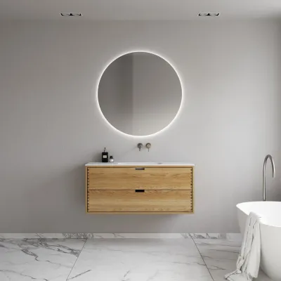 CPH Tapwork Soft 120 - MKII, Snedkermøbel i Natur Eg inkl. Mathvid SolidTec vask