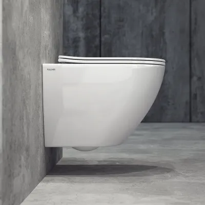 Dodo PD18 - Toilet i Hvid Porcelæn m/Vortex skyl + EasyClean Coat