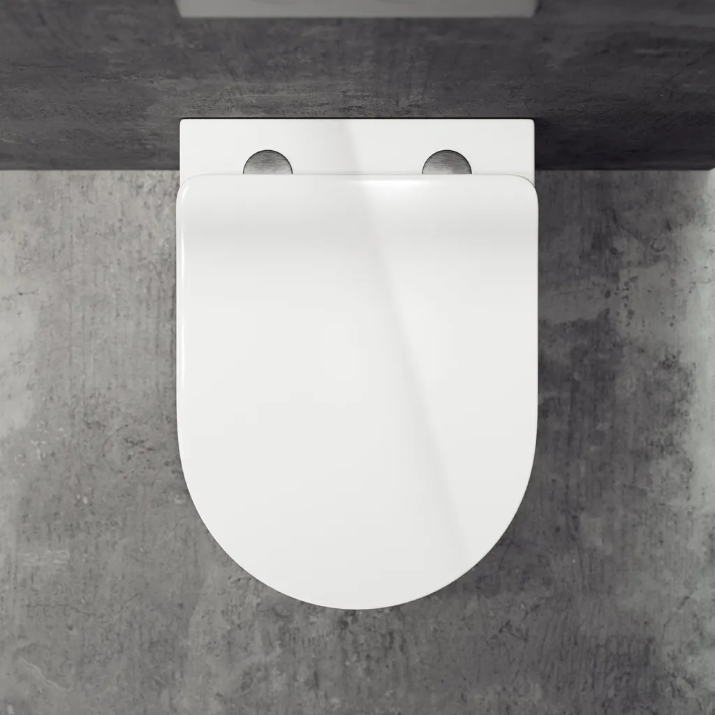 Dodo PD18 - Toilet i Hvid Porcelæn m/Vortex skyl + EasyClean Coat