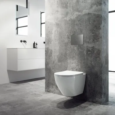 Dodo PD18 - Toilet i Hvid Porcelæn m/Vortex skyl + EasyClean Coat