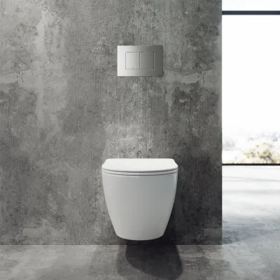Dodo PD18 - Toilet i Mathvid Porcelæn m/Vortex skyl + EasyClean Coat
