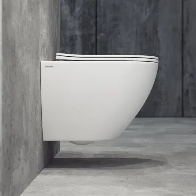 Dodo PD18 - Toilet i Mathvid Porcelæn m/Vortex skyl + EasyClean Coat