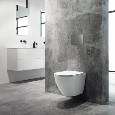 Dodo PD18 - Toilet i Mathvid Porcelæn m/Vortex skyl + EasyClean Coat