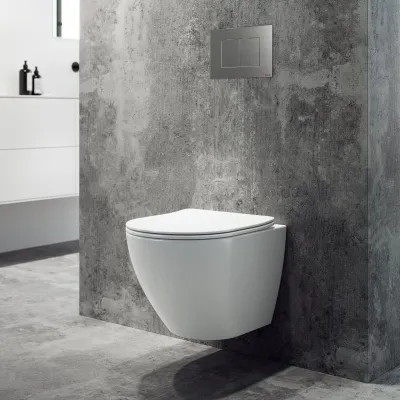 Dodo PD18 - Toilet i Mathvid Porcelæn m/Vortex skyl + EasyClean Coat