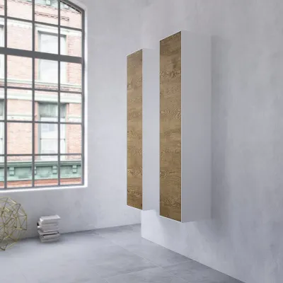 Copenhagen Chic CC3540 - Højskab i Mathvid Corian® & Raw Wild Oak