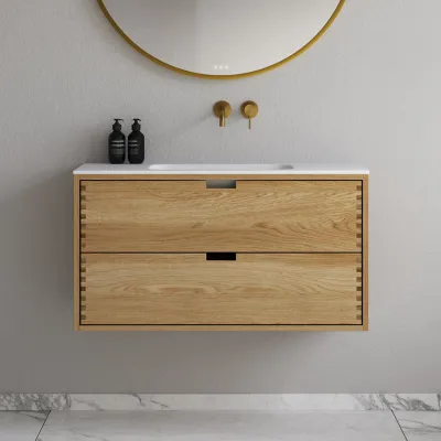 CPH Tapwork Soft 100 - MKII, Snedkermøbel i Natur Eg inkl. Mathvid SolidTec vask