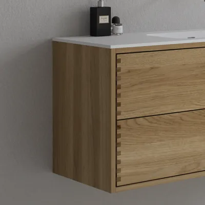 CPH Tapwork Soft 160D - MKII, Fingertappet Snedkermøbel i Natur Eg inkl. Mathvid SolidTec® Vask