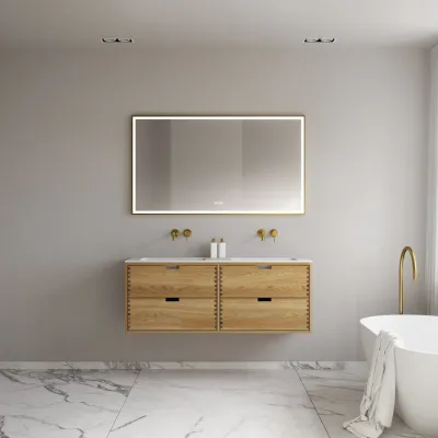 CPH Tapwork Soho 140D - MKII, Fingertappet Snedkermøbel i Natur Eg inkl. Mathvid SolidTec® Vask