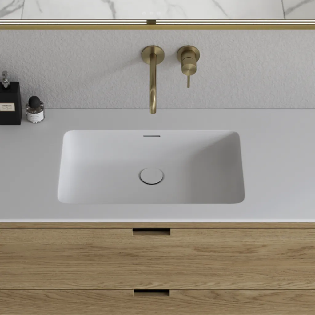 CPH Tapwork Soho 180D - MKII, Fingertappet Snedkermøbel i Natur Eg inkl. Mathvid SolidTec® Vask