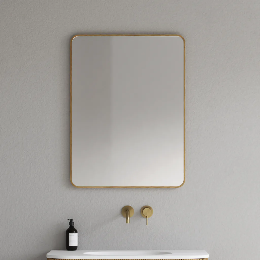 Noorwork NM5070 - 50x70 cm, Snedker Trærammespejl i olieret Egetræ