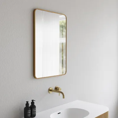 Noorwork NM5070 - 50x70 cm, Snedker Trærammespejl i olieret Egetræ