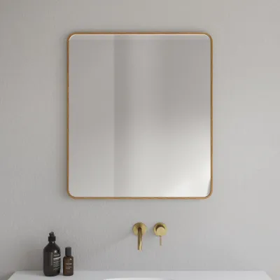 Noorwork NM7080 - 70x80 cm, Snedker Trærammespejl i olieret Egetræ
