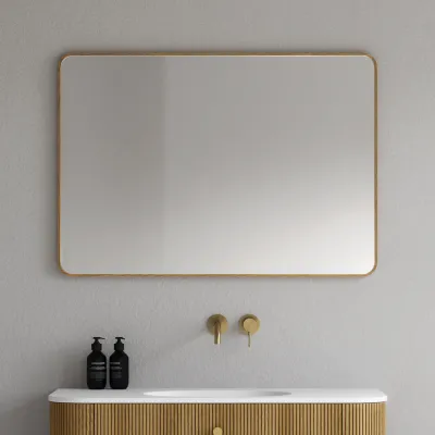 Noorwork NM7010 - 70x100 cm, Snedker Trærammespejl i olieret Egetræ