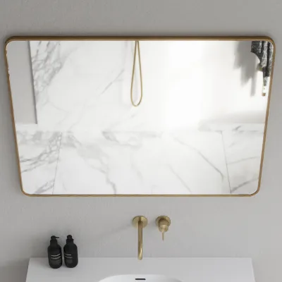Noorwork NM7010 - 70x100 cm, Snedker Trærammespejl i olieret Egetræ