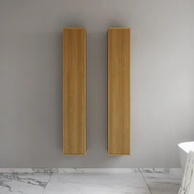 Noorwork NHC3317 - 30x35x170 cm, Snedker-højskab i Natur Eg 