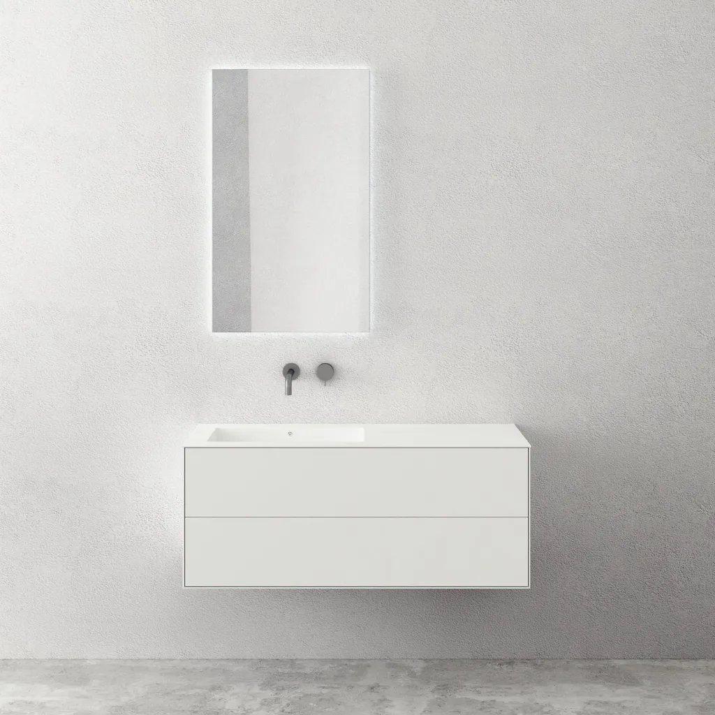 Copenhagen Chic II 120L - Badmøbel, Corian®, Mathvid