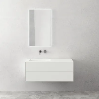 Copenhagen Chic II 120L - Badmøbel, Corian®, Mathvid