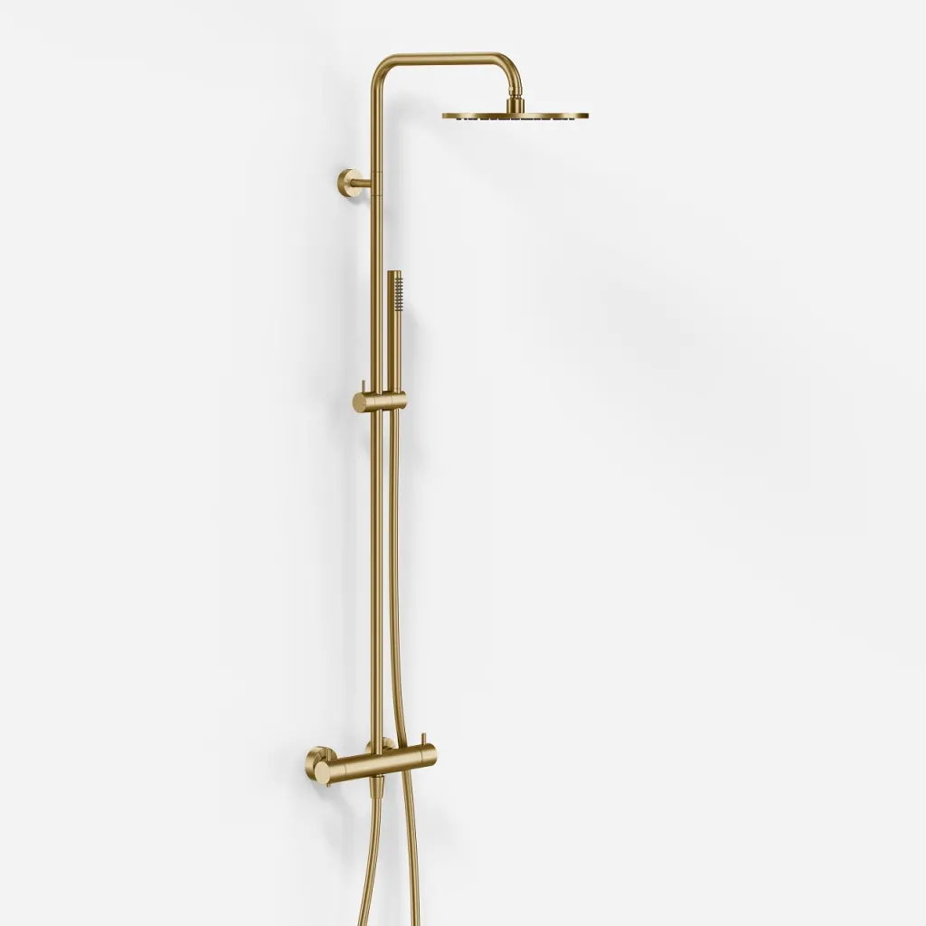 Semplice Rain DeLuxe SRL02 - SmartTerm Ø25 EasyClean, PVD Børstet Messing