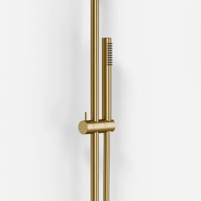 Semplice Rain DeLuxe SRL02 - SmartTerm Ø25 EasyClean, PVD Børstet Messing