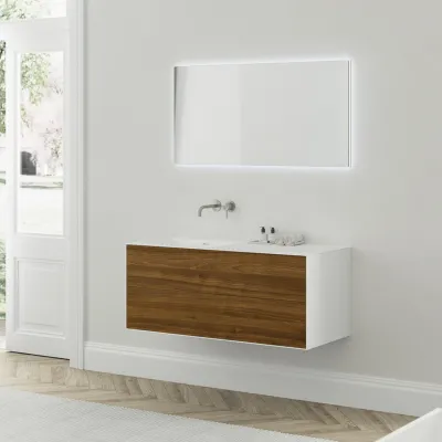 Copenhagen Chic 120L - Badmøbel MKII, Walnut