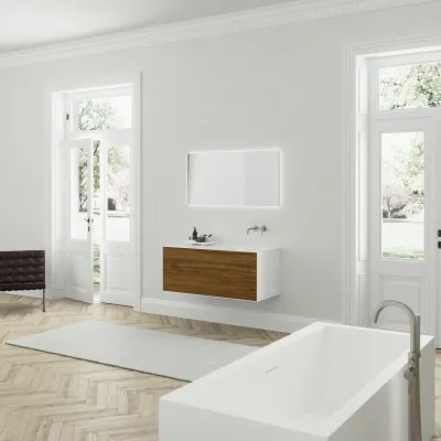 Copenhagen Chic 120R - Badmøbel MKII, Walnut