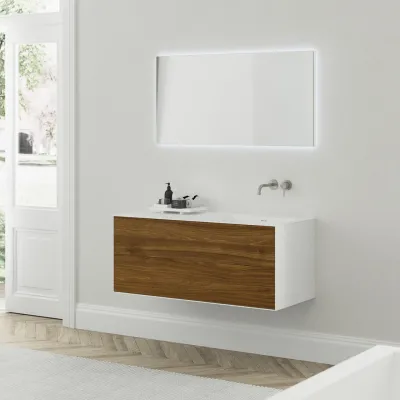 Copenhagen Chic 120R - Badmøbel MKII, Walnut