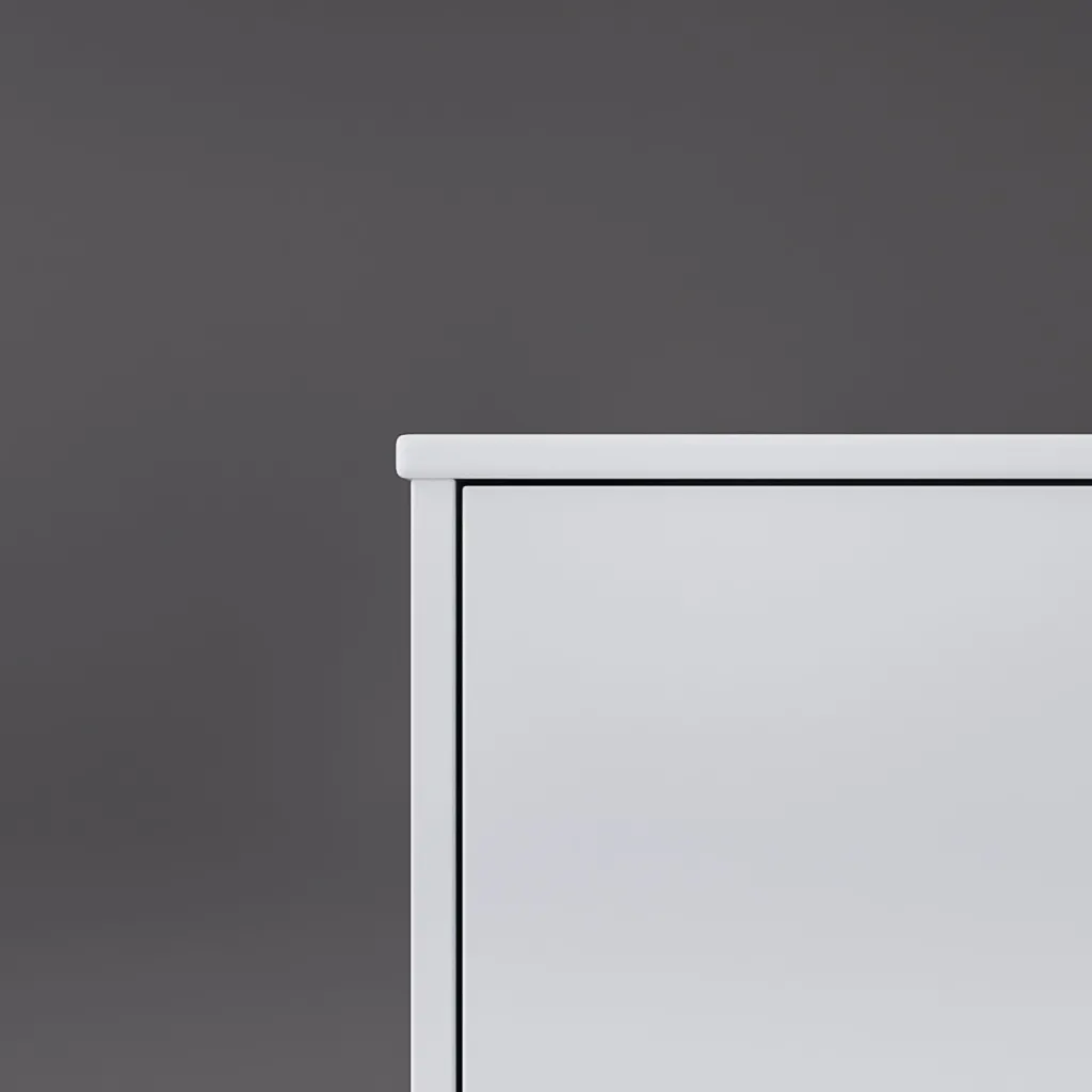 Copenhagen Chic 160 - MKII, Snedkermøbel, 6 skuffer, vask & korpus i Glacier White Corian® og fronter i Matwhite