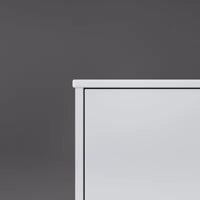 Copenhagen Chic 160 - MKII, Snedkermøbel, 6 skuffer, vask & korpus i Glacier White Corian® og fronter i Matwhite